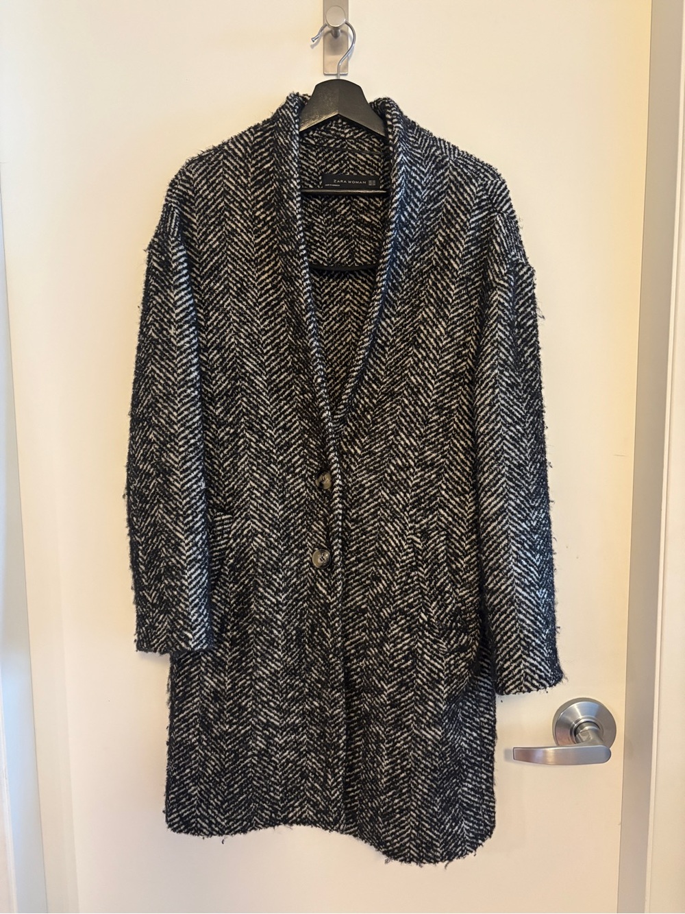 Zara Wool Slouchy Overcoat